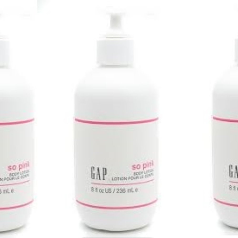 Lot of 3 GAP SO PINK SCENT BODY LOTION BRAND NEW